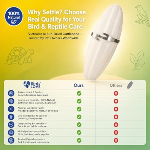 7.5 8" Cuttlebone for Birds