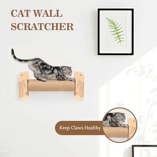 Cat Wall Shelves and Perches (5-Piece Set)