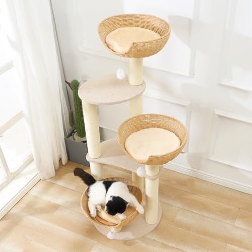 Modern Cat Tree Tower (3~basket)