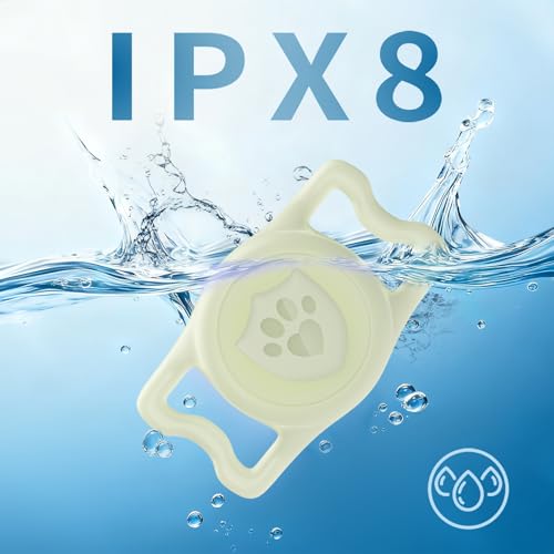 IP68 Waterproof AirTag Holder for Dog Collar (Luminous)