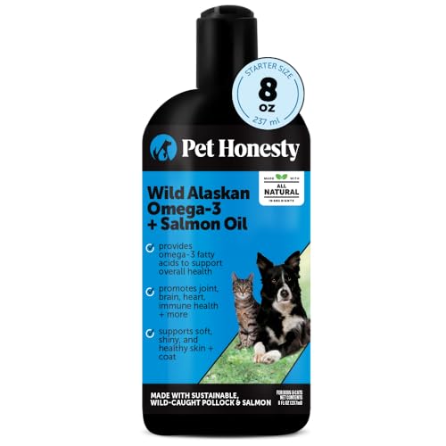 Vet Recommended Salmon Oil for Dogs and Cats (8 Fl Oz)