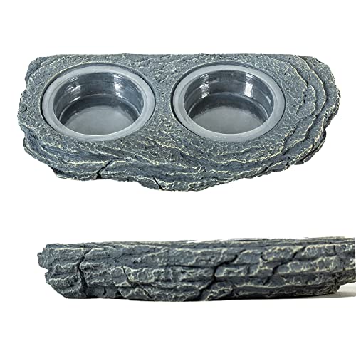 REPTIZOO Reptile Magnetic Feeder Ledge (Large)
