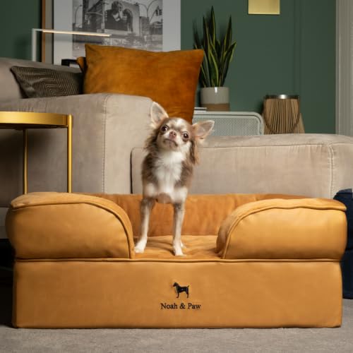 Dog Bed Orthopedic Memory Cooling Foam (Camel - LE / Medium)