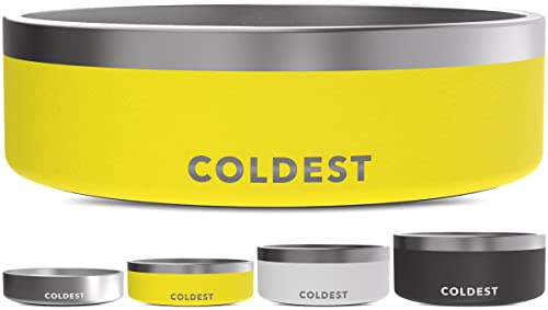 Coldest Dog Bowl (42 oz / Solar Yellow)
