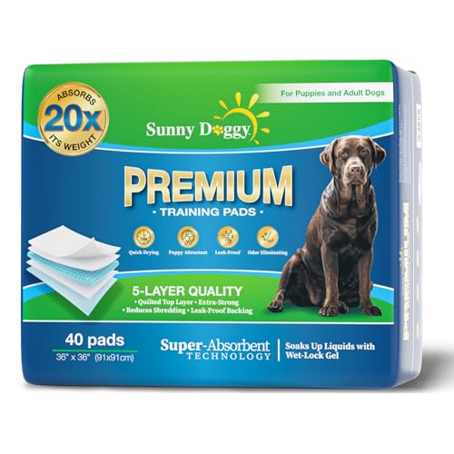 Pee Pads for Dogs Extra Large 36”x 36” (36"x36"/40 Count)