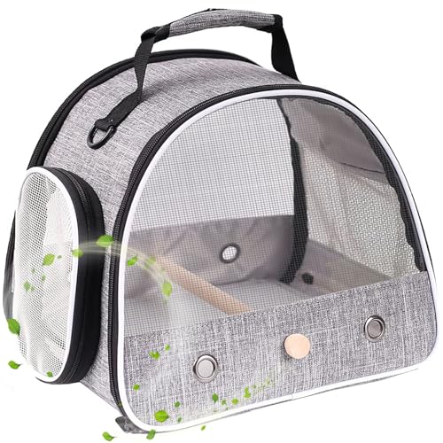 Small Bird Travel Carrier (Grey)