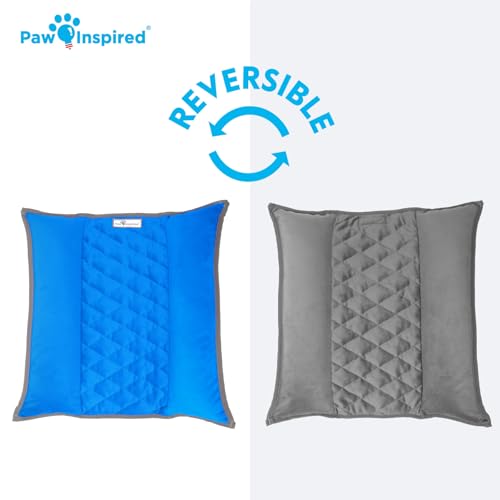 Snuggle Bunny Bolster Bed (Gray/Blue)