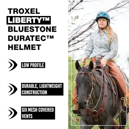 Liberty Ultralight Horse Riding Helmet (Bluestone Duratec / Medium (7 - 7-1/4))
