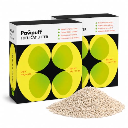 Clumping Cat Litter Tofu (22LB(Pack of 2))