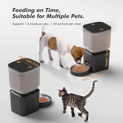Automatic Dog Feeder (Matte Black)