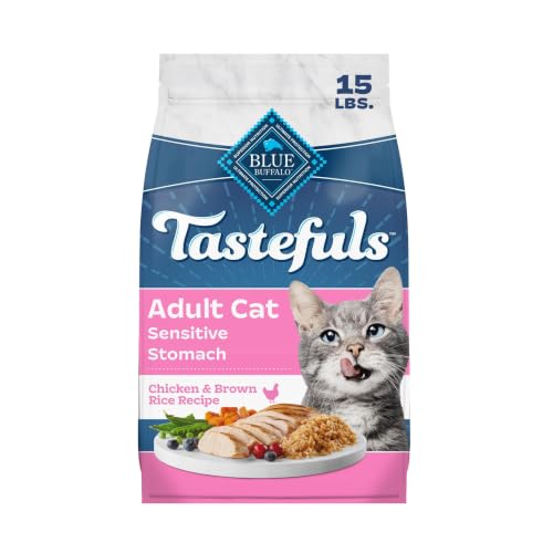 Tastefuls Chicken Adult Sensitive Stomach Dry Cat Food (15 Pound (Pack of 1))