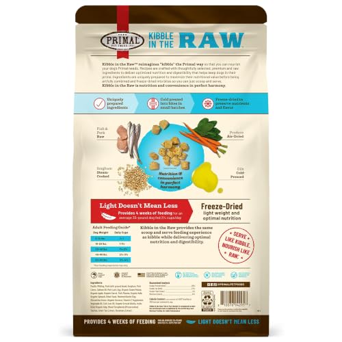 Primal Kibble in The Raw (9 Pound (Pack of 1))