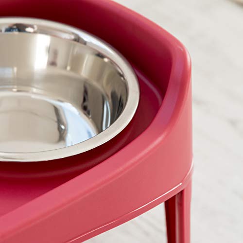 Elevated Dog Bowls (Red)