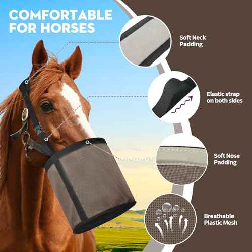 Horse Feed Bag 2 PCs (2 Pcs Camel)