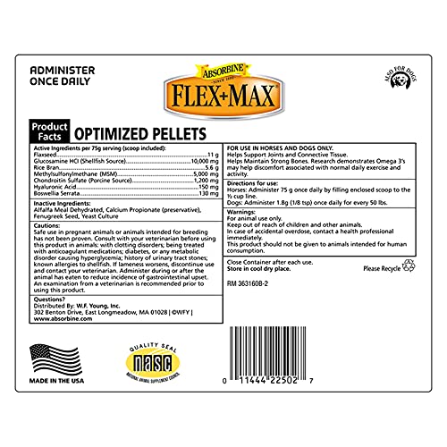 Flex+Max Equine Joint Supplement Pellets (5lb)