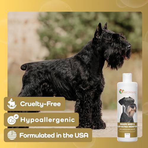 Grape Seed & Aloe Ultra Moisture for Coarse Coats Dog Shampoo (Schnauzer / 16 Fluid Ounces)