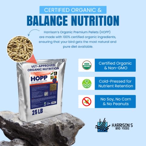 Harrison's Organic Premium Pellets HOPP (25 Pound (Pack of 1))