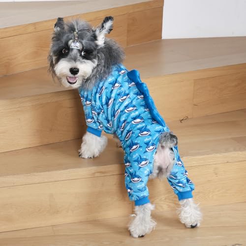 Shark Costume Dog Pajamas (X-Large / Shark style)