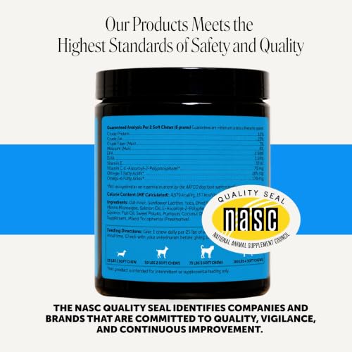 Omega 3 Fish Oil Chews for Dogs (90 Chews)