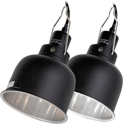 Reptile Light Fixture 2 Pack (5.5 inch-2pack)