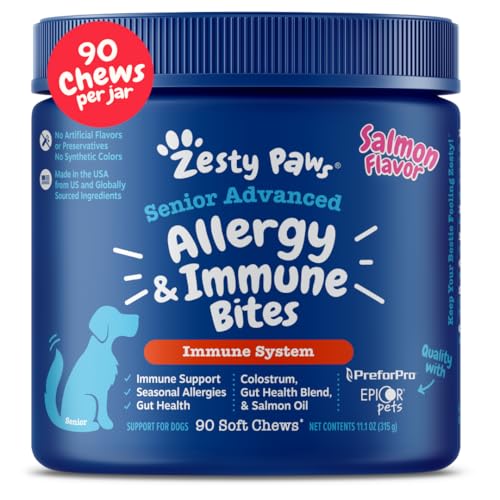 Senior Dog Allergy Chews (90 Count (Pack of 1) - Advanced)