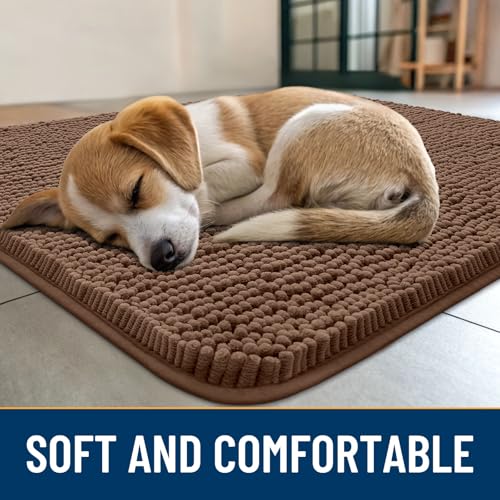 Dog Door Mat for Muddy Paws 59x24 (Mocha / 59"X24")