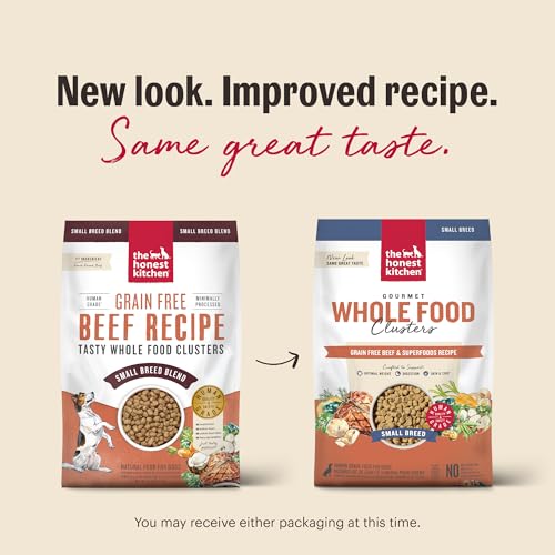 Whole Food Clusters Small Breed Grain Free Beef Dry Dog Food (10 Pound (Pack of 1))