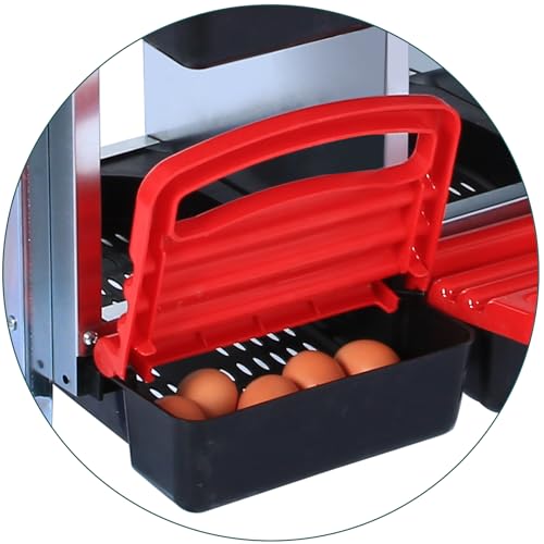 Chicken Nesting Box (Red- 8 compartment)