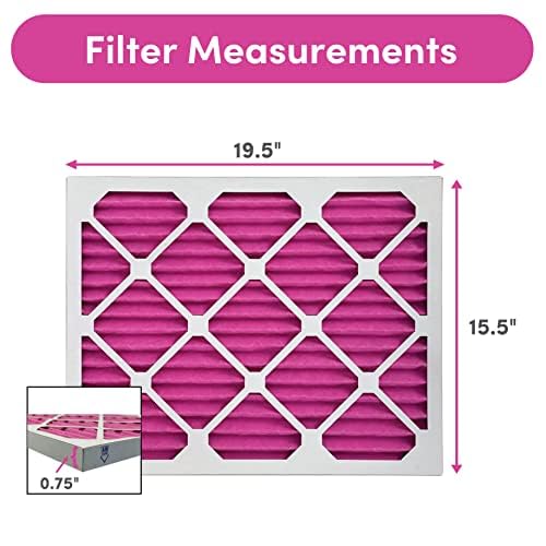 16x20x1 Air Filter (4-Pack / 16" x 20" x 1")
