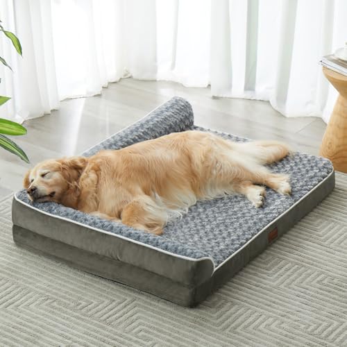 Orthopedic Washable Dog Bed (Dark Green / 42.0"l x 30.0"w x 7.5"th)