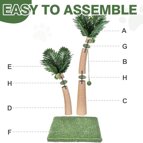 Palm Tree Cat Scratching Post (Style C)