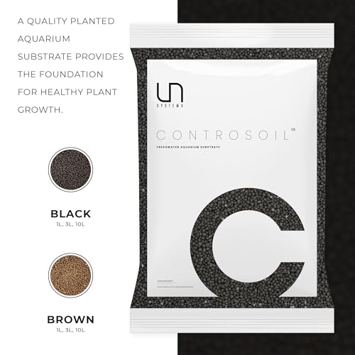 Controsoil Freshwater Aqua Soil Substrate for Fish (10 Liters (9.1 kg) / Black - Normal)