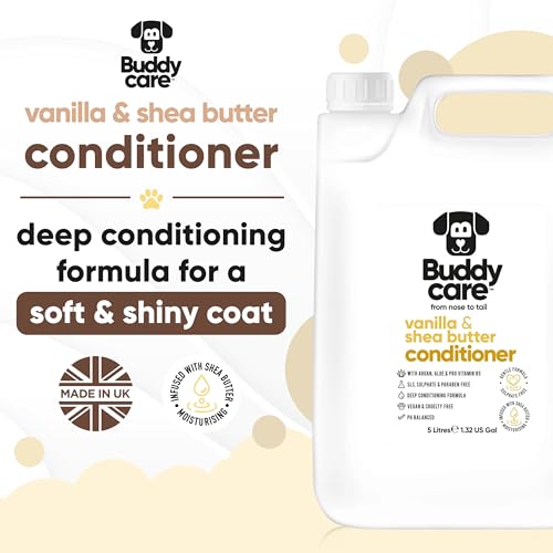 Vanilla & Shea Butter Dog Conditioner (169.07 Fl Oz (Pack of 1))