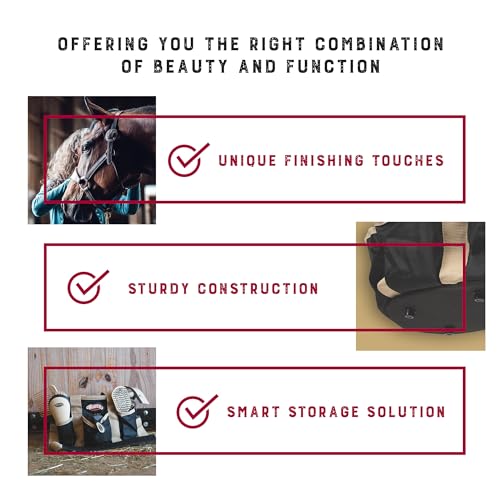 Horse Grooming Kit (Black/Beige)