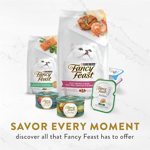 Purina Fancy Feast Appetizers Chicken Tuna Cat Food Topper (1.1 Ounce (Pack of 10))