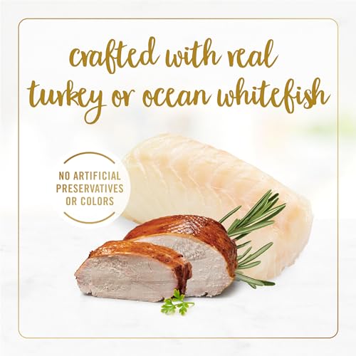 Purina Fancy Feast Kitten Tender Turkey & Ocean Whitefish Variety Pack (3 Ounce (Pack of 24))