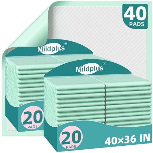Disposable Bed Pads for Adults 40"x36" 40 Pack Extra Large (40"x36"-40counts)