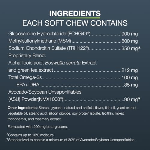 Nutramax Dasuquin Senior Joint Supplement for Large Dogs Soft Chews 84ct (Large Dog)