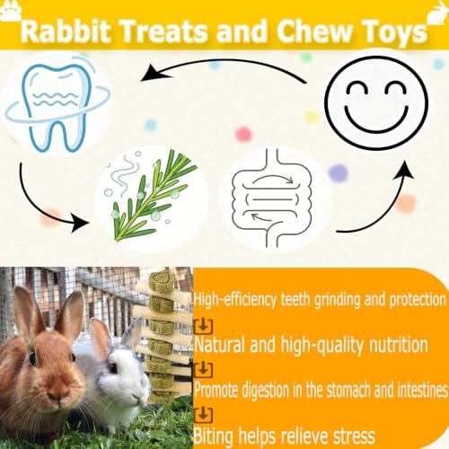 Natural Bunny Toys for Rabbits (【Style D】)