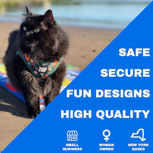 Travel Cat Harness and Leash Set (Small / Hawaiian)