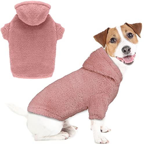Fuzzy Dog Hoodie (Medium / Pink)