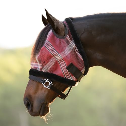 Kensington UV Fly Mask with Fleece Trim (165-merlot)