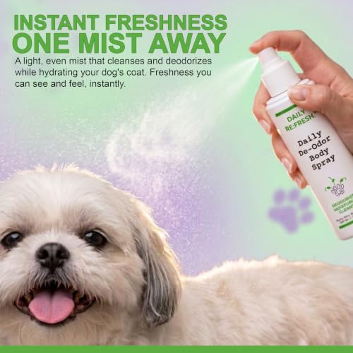 DAILY RE FRESH Dog Deodorizing Spray & Skin and Coat Refresher