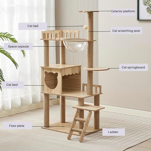 54 Inch Cat Tower (KT-1022)