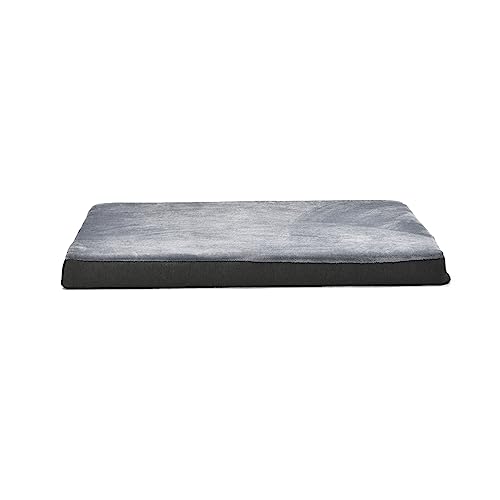 Washable Dog Bed with Cooling Gel Memory Foam (Mattress Bed / Giant / Grey)