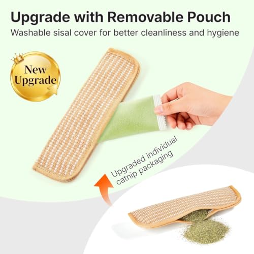 Cat Toys Pack of 2 with 6000mg A+ Organic Catnip
