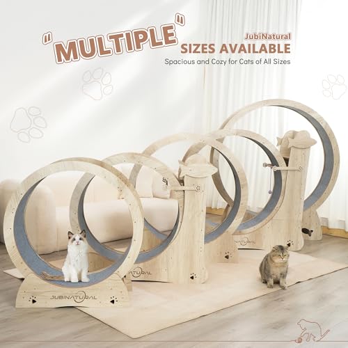 33.9" Cat Wheel for Indoor Cats (WOOD / 33.9")