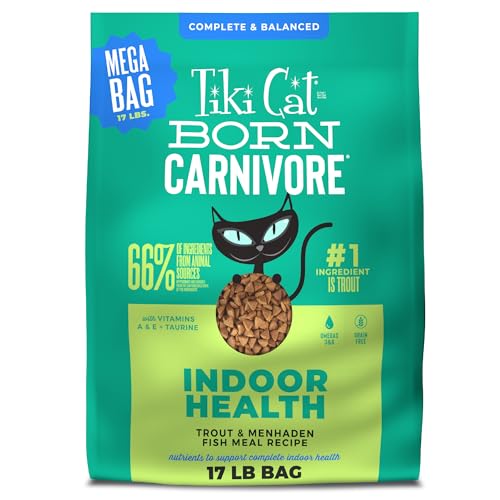 Tiki Cat Born Carnivore Dry Cat Food (17 Pound (Pack of 1))