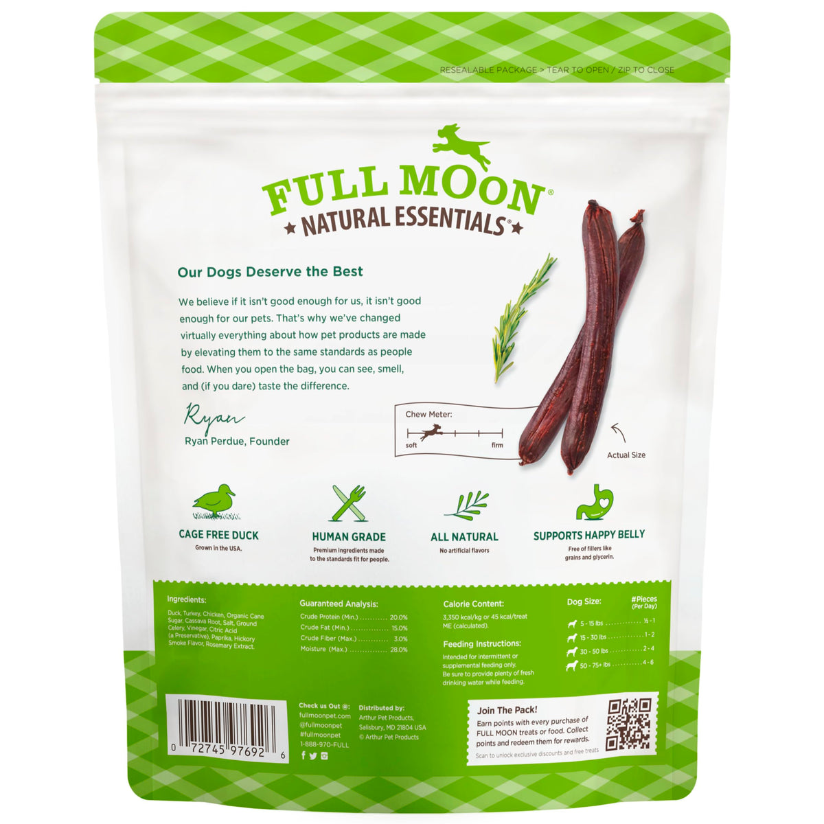 Essential Duck Savory Sticks Dog Treats 22 oz (1.38 Pound (Pack of 1))
