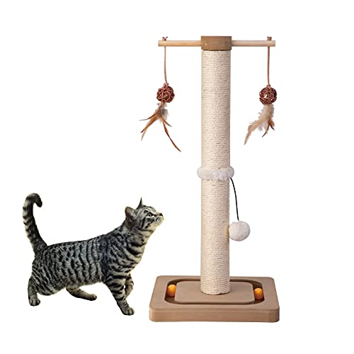 Cat Scratching Post Sisal Scratch Posts for Indoor Kittens and Cats (25 inches)